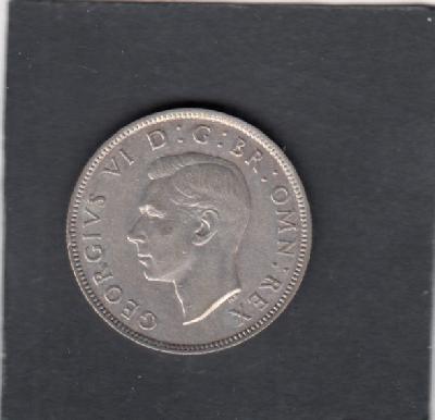 Beschrijving: 2 Shilling GEORGIUS VI 